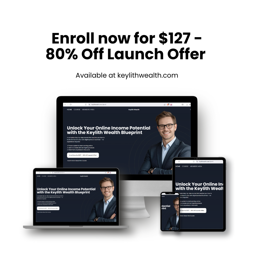 Keylith Wealth Blueprint: Start Your Own Online Business with Digital Products